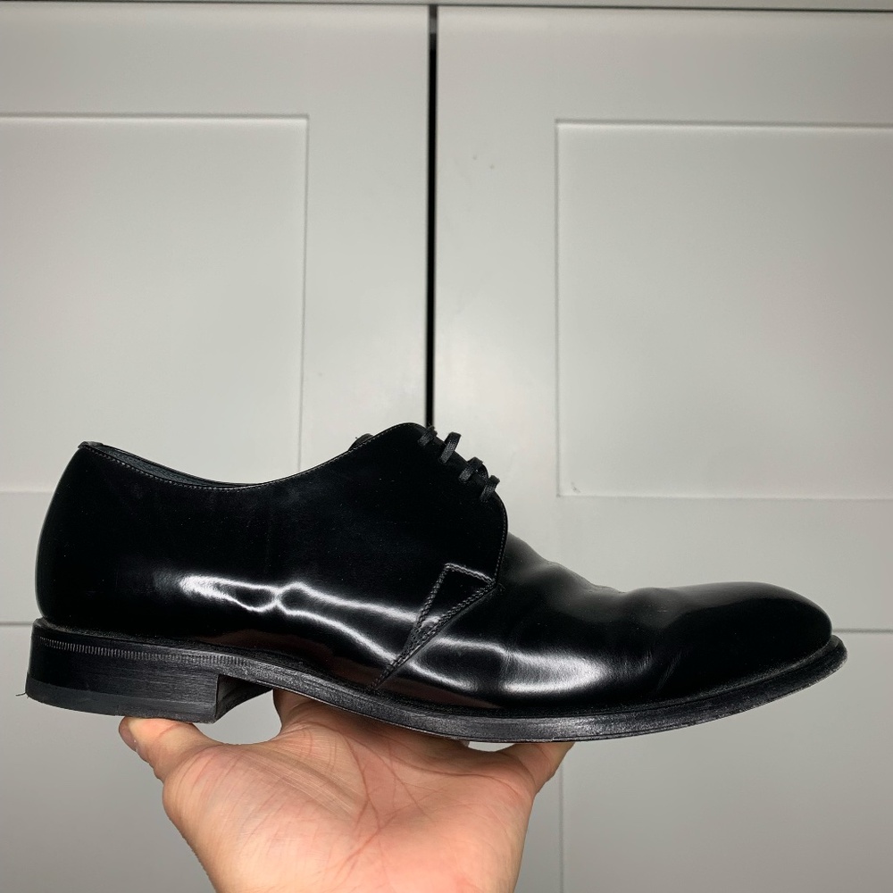 Dior Derby Black Patent Leather Shoe